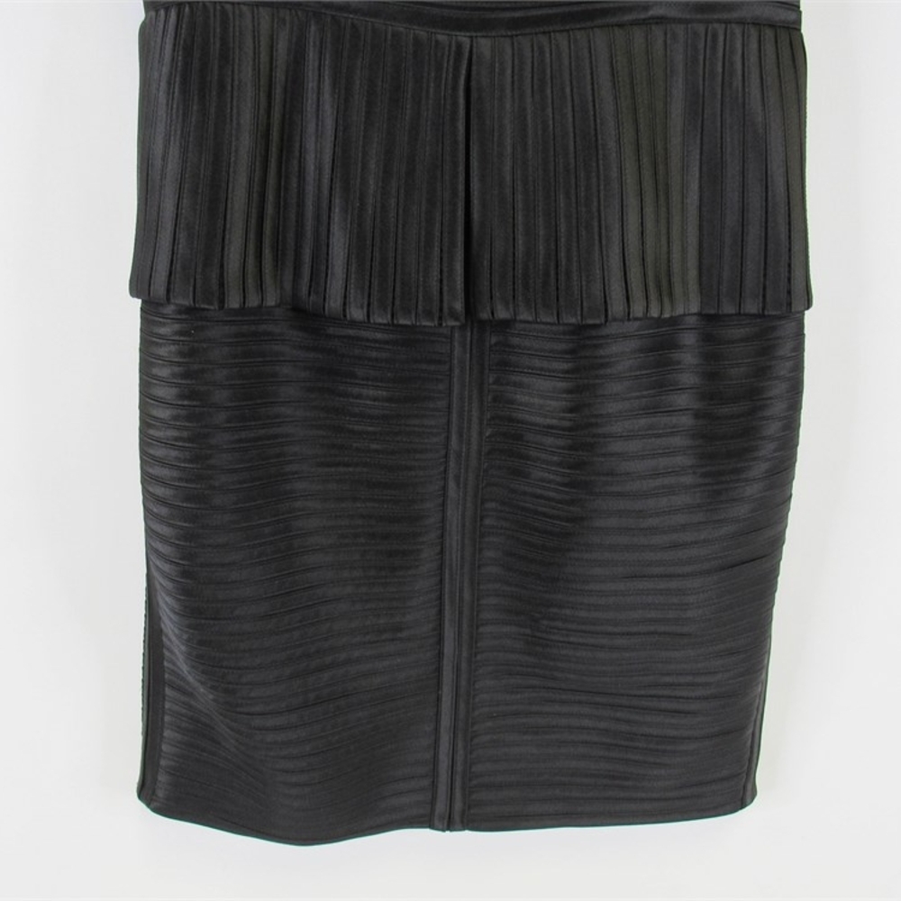 BCBGMaxAzria Black Spaghetti Strap Babydoll Mini Dress - Picture 5 of 9